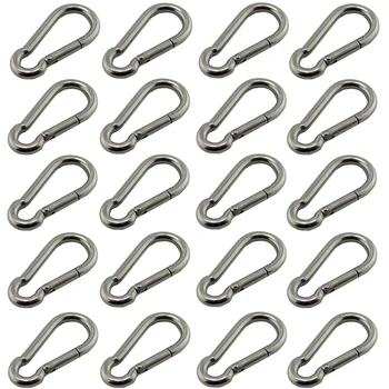 Marine Stainless SS304 Snap Hook Carabiner DIN5299C Climbing Mountain Spring Snap Hooks Snap Carabiner Hook 20pcs 6*60mm 7*70mm
Marine Stainless SS304 Snap Hook Carabiner DIN5299C Climbing Mountain Spring Snap Hooks Snap Carabiner Hook 20pcs 6*60mm 7*70mm