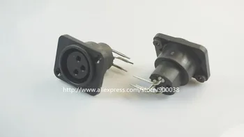 500 pcs 3 position XLR connector Female Panel Mount Flange Socket Right Angle Through hole 3 Pin circular connector Solder PCB
500 pcs 3 position XLR connector Female Panel Mount Flange Socket Right Angle Through hole 3 Pin circular connector Solder PCB