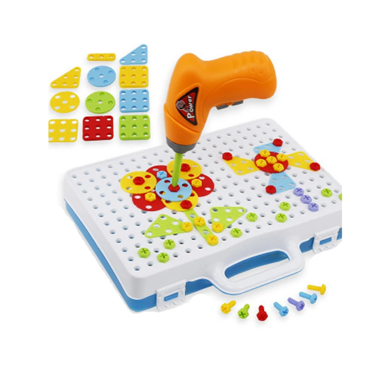 106Pcs Electric Drill Nut Disassembly Match Tool Assembled Blocks Sets Screw Puzzle Assembled Blocks Sets Toys For Boys
106Pcs Electric Drill Nut Disassembly Match Tool Assembled Blocks Sets Screw Puzzle Assembled Blocks Sets Toys For Boys