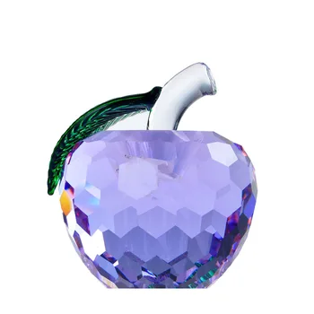 H&D 40mm Crystal Faceted Cut Apple Ornaments Gifts Creative Birthday Christmas Gifts Desktop Home Wedding Decor (Purper)
H&D 40mm Crystal Faceted Cut Apple Ornaments Gifts Creative Birthday Christmas Gifts Desktop Home Wedding Decor (Purper)
