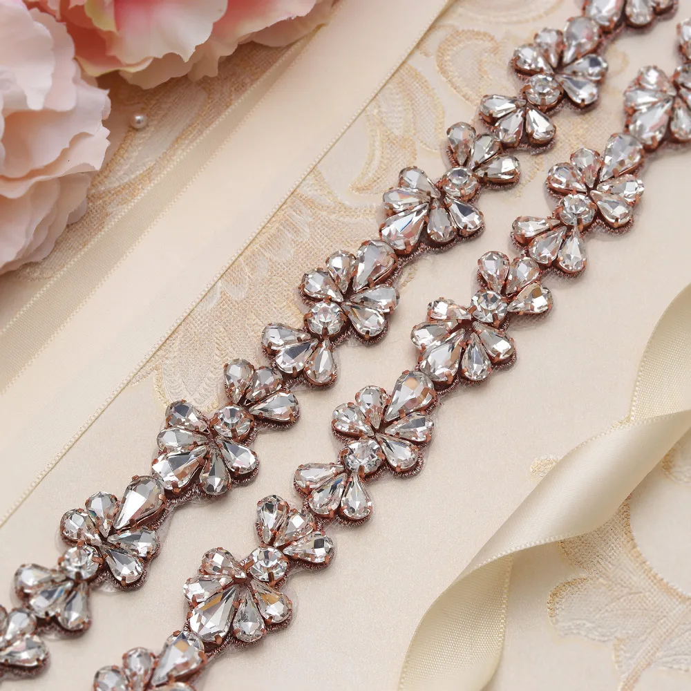 MissRDress Crystal Wedding Belt Rose Gold Rhinestones Bridal Belt Jeweled Flower Bridal Sash For Wedding Evening Dresses JK808
MissRDress Crystal Wedding Belt Rose Gold Rhinestones Bridal Belt Jeweled Flower Bridal Sash For Wedding Evening Dresses JK808