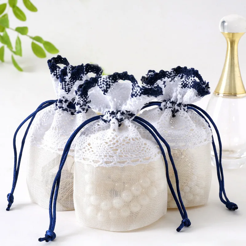 60 x New Spring Sachet Silk Drawstring Bags China Blue Lace Slubby Yarn Pearl Jewelry Package Pouches Wholesale
60 x New Spring Sachet Silk Drawstring Bags China Blue Lace Slubby Yarn Pearl Jewelry Package Pouches Wholesale