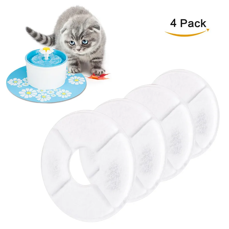 4PCS/set Charcoal Filter Activated Carbon Filters Replacement for Flower Shape Fountain Cat Toy Accessories Dropshipping
4PCS/set Charcoal Filter Activated Carbon Filters Replacement for Flower Shape Fountain Cat Toy Accessories Dropshipping