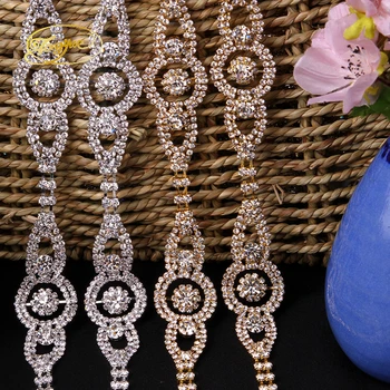 1YD Gold/Silver Rhinestone Alloy Applique Lace DIY Decoration Sewing Style DIY For Clothes Trim Accessories Chain
1YD Gold/Silver Rhinestone Alloy Applique Lace DIY Decoration Sewing Style DIY For Clothes Trim Accessories Chain