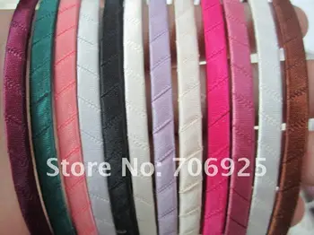 Free shipping Wholesale Mixed color (12 color) Satin Covered Metal Headband 5mm Wide,100pcs/lot
Free shipping Wholesale Mixed color (12 color) Satin Covered Metal Headband 5mm Wide,100pcs/lot