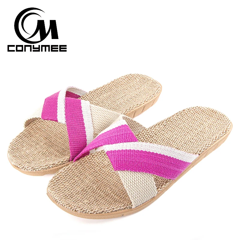 CONYMEE Summer Shoes Woman 2018 Stylish Women's Flax Sandals Low Heel Flip Flops Men Indoor Home Slippers Linen Sandalias Mujer
CONYMEE Summer Shoes Woman 2018 Stylish Women's Flax Sandals Low Heel Flip Flops Men Indoor Home Slippers Linen Sandalias Mujer