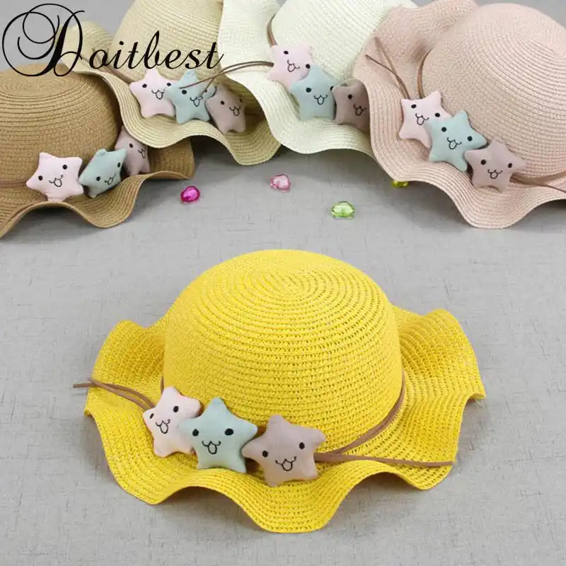 little girls straw hats