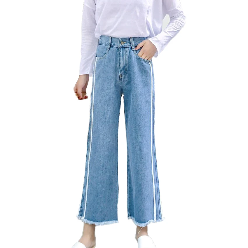 NEW2017 Fashion jeans woman high waist jeans complex woven nine points Cuffs femme Loose wide leg pants female
NEW2017 Fashion jeans woman high waist jeans complex woven nine points Cuffs femme Loose wide leg pants female