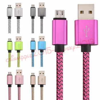 500pcs 1m 2m 3m Quick Charging Braided Nylon fabric type c usb c micro usb data charging cable for samsung htc for iphone 5 6 7
500pcs 1m 2m 3m Quick Charging Braided Nylon fabric type c usb c micro usb data charging cable for samsung htc for iphone 5 6 7