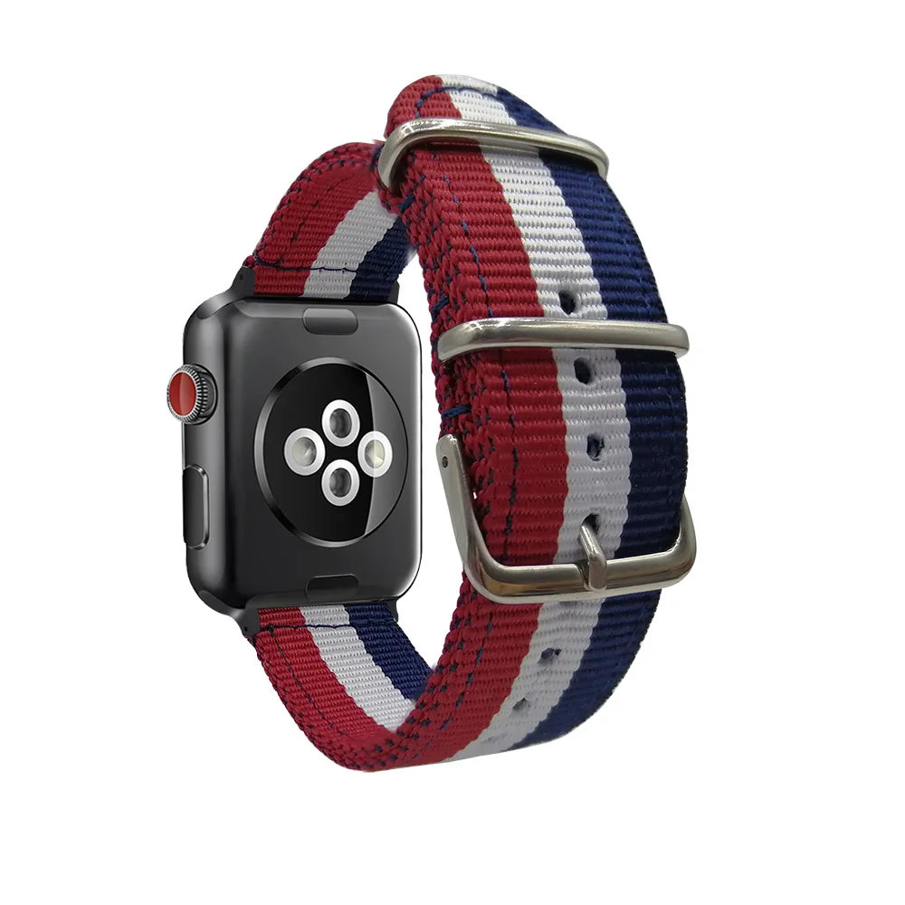Nylon Strap for Apple Watchband 38mm 40mm 42mm 44mm Bracelet Smart Watch Strap for iWatch Series 1 2 3 4 France National Flag
Nylon Strap for Apple Watchband 38mm 40mm 42mm 44mm Bracelet Smart Watch Strap for iWatch Series 1 2 3 4 France National Flag