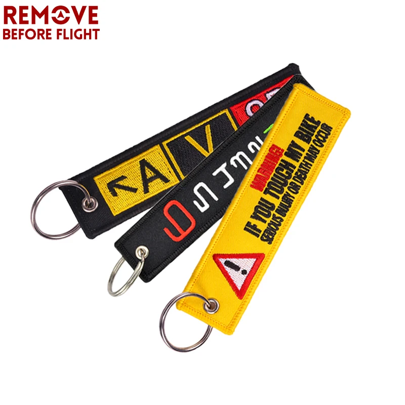 Remove Before Flight Keychain 6 5 4 3 2 N 1 Keychain Warning Key Tag Keychains for Motorcycles Embroidery OEM Car KeyRing
Remove Before Flight Keychain 6 5 4 3 2 N 1 Keychain Warning Key Tag Keychains for Motorcycles Embroidery OEM Car KeyRing