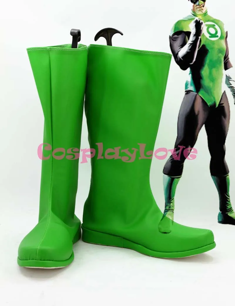 Newest Custom Made American Movie Green Lantern Cosplay Shoes Long Boots For Halloween
Newest Custom Made American Movie Green Lantern Cosplay Shoes Long Boots For Halloween