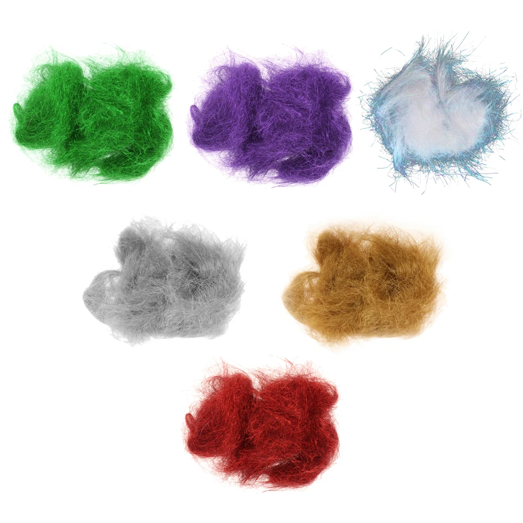 Fly Tying Ice Fiber Dubbing Material Flash Sparkle Fly Tying Materials sparkle Crystal Silk Living Fiber pearlescent body&thorax
Fly Tying Ice Fiber Dubbing Material Flash Sparkle Fly Tying Materials sparkle Crystal Silk Living Fiber pearlescent body&thorax