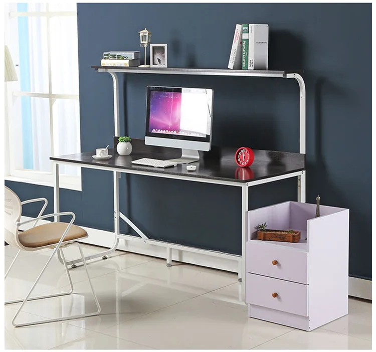 Computer Desk Office home Furniture wooden+steel tube notebook desk study table soporte notebook bookcase rack 120*60*134 cm
Computer Desk Office home Furniture wooden+steel tube notebook desk study table soporte notebook bookcase rack 120*60*134 cm