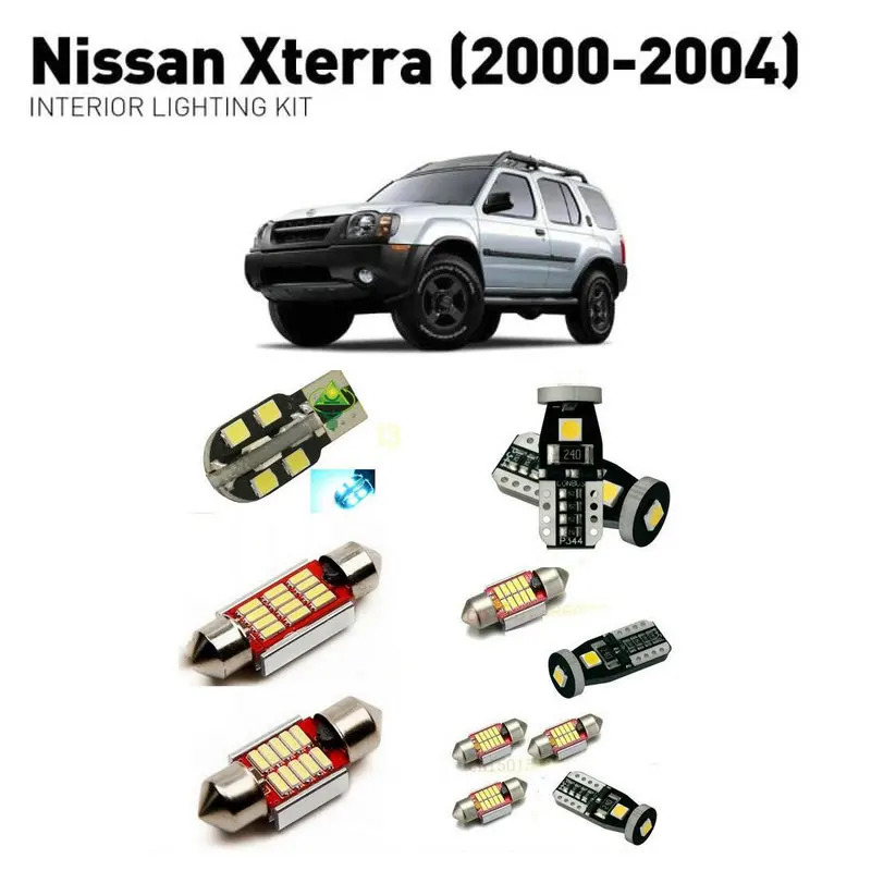 Светодиодные внутренние фары для Nissan xterra 2000-2004, 5 шт., светодиодные фары для автомобилей, комплект освещения, автомобильные лампы Canbus
Светодиодные внутренние фары для Nissan xterra 2000-2004, 5 шт., светодиодные фары для автомобилей, комплект освещения, автомобильные лампы Canbus