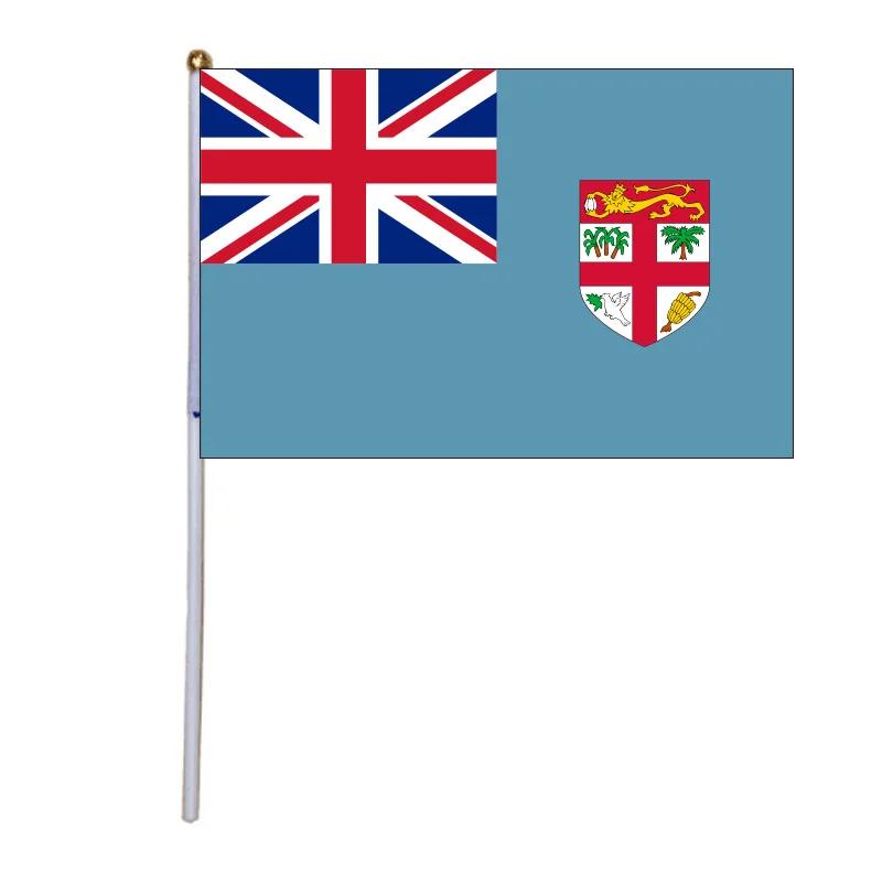free shipping xvggdg 100pcs 14 * 21cm Fiji Islands hand flag Promotion Wholesale Small Fiji Hand Waving National Flag
free shipping xvggdg 100pcs 14 * 21cm Fiji Islands hand flag Promotion Wholesale Small Fiji Hand Waving National Flag