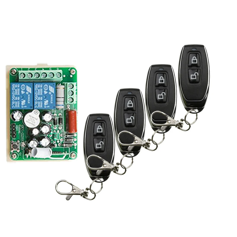 NEW AC220V 2CH 10A Radio Controller RF Wireless Relay Remote Control Switch 315 MHZ 433 MHZ teleswitch Transmitter + Receiver
NEW AC220V 2CH 10A Radio Controller RF Wireless Relay Remote Control Switch 315 MHZ 433 MHZ teleswitch Transmitter + Receiver
