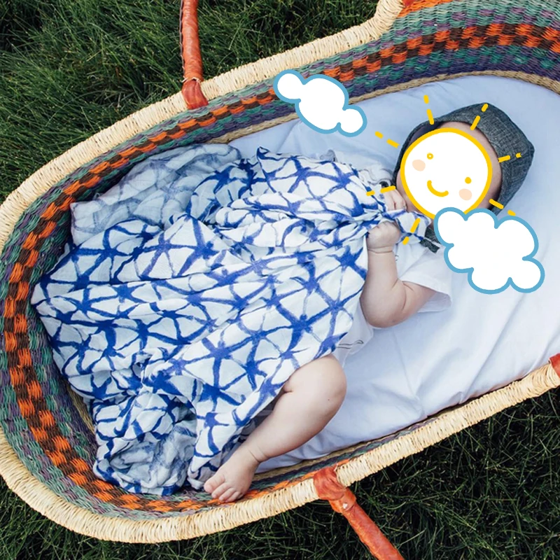 Muslin Newborn Baby Bamboo Fiber Thin Quilt Baby Scarf Gauze Towel Summer Blanket 120X120cm
Muslin Newborn Baby Bamboo Fiber Thin Quilt Baby Scarf Gauze Towel Summer Blanket 120X120cm