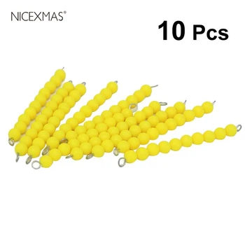 10pc Montessori Bead Chain String Beads Chain Educational Learning Toy Gift Teaching Set Math Toys for Toddler Kids Children
10pc Montessori Bead Chain String Beads Chain Educational Learning Toy Gift Teaching Set Math Toys for Toddler Kids Children