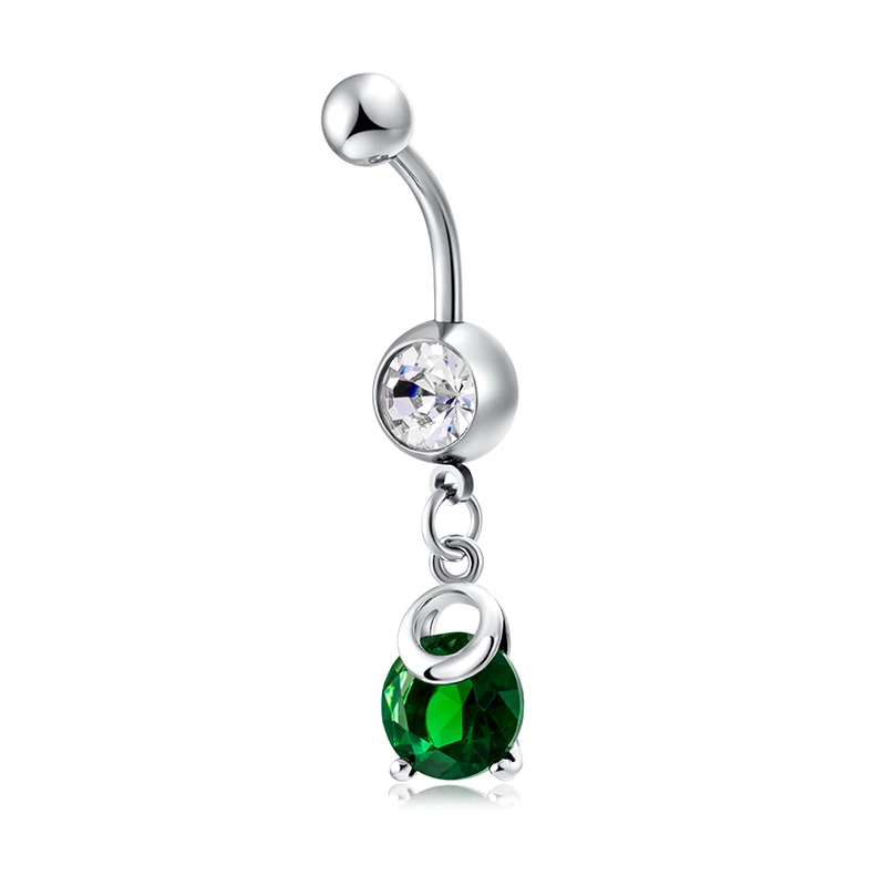 White Gold Color 7 Colors Round Loop Cut AAA+ Zircon CZ Piercing Body Jewelry Bijoux Belly Button Ring for Women Party Hot Gift
White Gold Color 7 Colors Round Loop Cut AAA+ Zircon CZ Piercing Body Jewelry Bijoux Belly Button Ring for Women Party Hot Gift