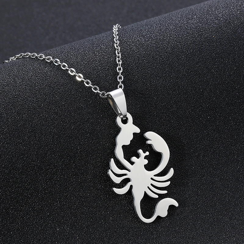 Hip hop Fashion Stainless Steel Scorpion Pendant Necklace for Men/Women Steel/Black color Punk Animal Jewelry Gift
Hip hop Fashion Stainless Steel Scorpion Pendant Necklace for Men/Women Steel/Black color Punk Animal Jewelry Gift
