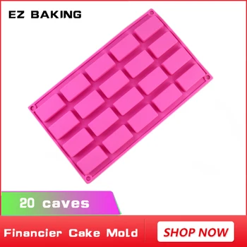 family baking design 20 holes Financier silicone nonstick bakeware chocolate making Gold bullion silicone mould free shipping
family baking design 20 holes Financier silicone nonstick bakeware chocolate making Gold bullion silicone mould free shipping