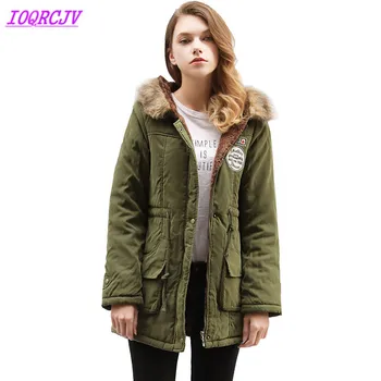 Winter parkas for womens 2018 Cotton-padded jacket Fur collar hoodies Plus size top Thick Lamb cashmere female winter coats H550
Winter parkas for womens 2018 Cotton-padded jacket Fur collar hoodies Plus size top Thick Lamb cashmere female winter coats H550