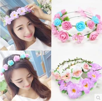 Bridemaid Flower BridalWreath Artificial Flower HeadWreath For Hair Floral BridalHair Accessory Wedding Flower Headpiece
Bridemaid Flower BridalWreath Artificial Flower HeadWreath For Hair Floral BridalHair Accessory Wedding Flower Headpiece