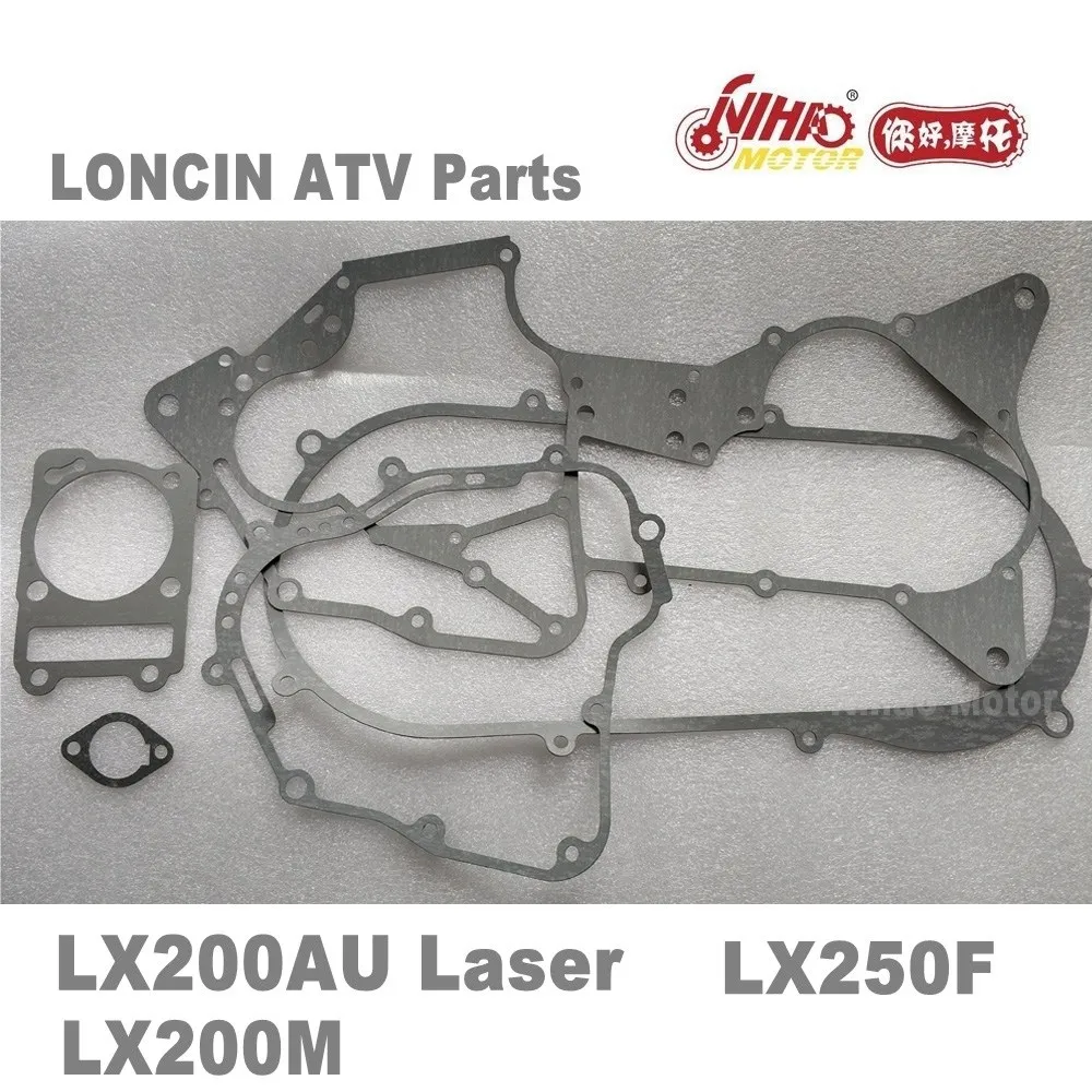 Технические детали Комплект прокладок LC162FMK LX200M 200cc LX200AU запасные части для