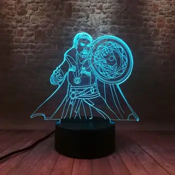 3D Illusion Led Colorful Changing Nightlight Flash Model Marvel Super Heros Doctor Strange Movie Figure Toys
3D Illusion Led Colorful Changing Nightlight Flash Model Marvel Super Heros Doctor Strange Movie Figure Toys