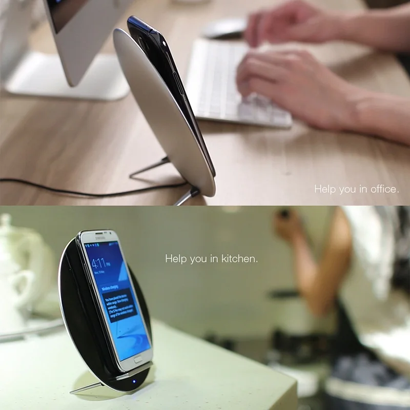 Wireless Charger For iPhone X 8 XS XR 10W USB Wireless Charging for Samsung Galaxy S8 S9 S7 S6 Qi USB Wireless Charger Holder (2)