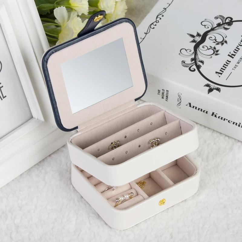 2017 new The portable jewelry box simple Mini Travel Jewelry Bag Small jewelry earrings accessories storage box
2017 new The portable jewelry box simple Mini Travel Jewelry Bag Small jewelry earrings accessories storage box