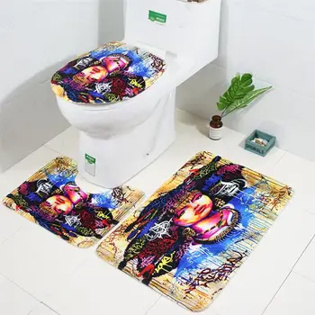 Three Pieces Toilet Rug Bathroom Pedestal Mat Kit Comfortable Skidproof Water-absorbing Toilet Lid Cover Bath Mat Contour Rug
Three Pieces Toilet Rug Bathroom Pedestal Mat Kit Comfortable Skidproof Water-absorbing Toilet Lid Cover Bath Mat Contour Rug