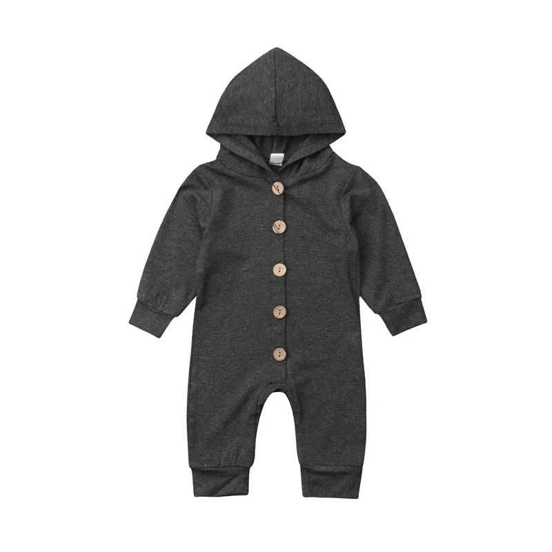 Newborn Clothing Unisex Clothes Solid Hooded Romper Baby Jumpsuit Button Long Sleeve Romper Toddler Clothing Cotton Baby Clothes
Newborn Clothing Unisex Clothes Solid Hooded Romper Baby Jumpsuit Button Long Sleeve Romper Toddler Clothing Cotton Baby Clothes