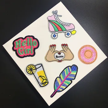 100pcs/lot Embroidery Patches Roller Skate Letter Leaf Juice Doughnut Clothing Accessories Motorcycle Patch Iron for Clothes
100pcs/lot Embroidery Patches Roller Skate Letter Leaf Juice Doughnut Clothing Accessories Motorcycle Patch Iron for Clothes