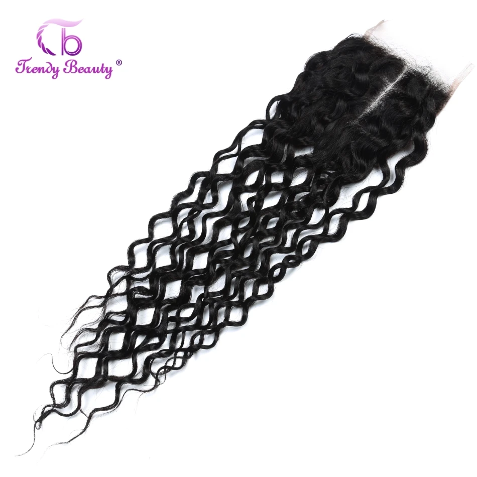 Brazilian Water Wave Lace Closure 120% Density Human Hair Extension 4X4 Lace Closure Free Ship Color #1B Trendy Beauty Hair
Brazilian Water Wave Lace Closure 120% Density Human Hair Extension 4X4 Lace Closure Free Ship Color #1B Trendy Beauty Hair