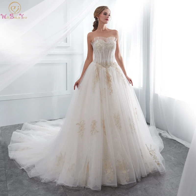 Wedding Dress 2019 Vestido De Novia Lace Appliques Beading Pearls Princess Tulle Elegant Plus Size Ivory Sleeveless Bridal Gown
Wedding Dress 2019 Vestido De Novia Lace Appliques Beading Pearls Princess Tulle Elegant Plus Size Ivory Sleeveless Bridal Gown