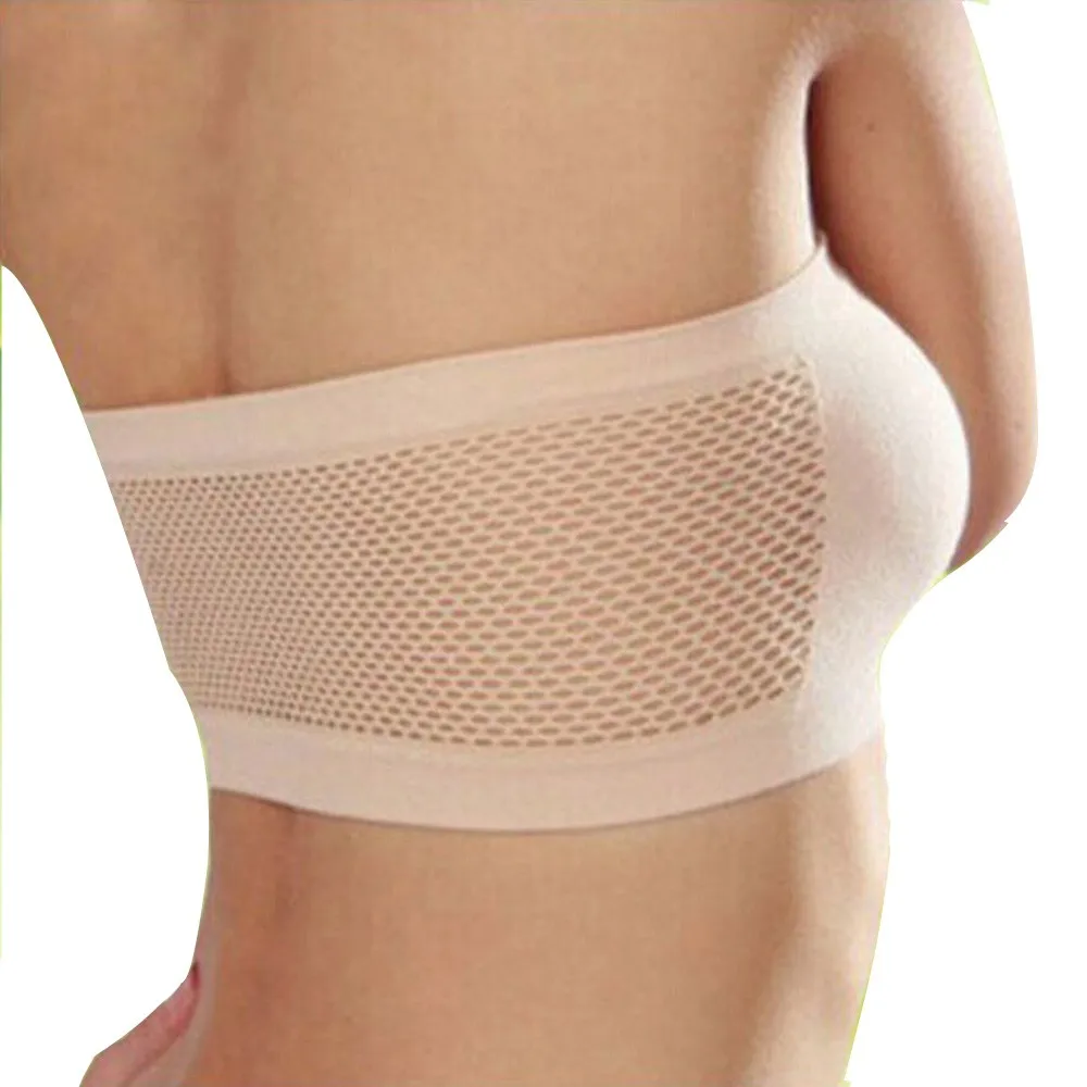 Feitong Basic Khaki Strapless Crop Top Tees Summer Sexy Top Breathable Bras UnPadded Bra Bandeau Tube Seamless Crop Top /PY
Feitong Basic Khaki Strapless Crop Top Tees Summer Sexy Top Breathable Bras UnPadded Bra Bandeau Tube Seamless Crop Top /PY