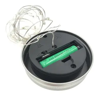 2M 20 LED Solar Solar LED String light Mason Jar Lid Lamp Xmas Outdoor Decor Christmas Holiday Decoration lamp
2M 20 LED Solar Solar LED String light Mason Jar Lid Lamp Xmas Outdoor Decor Christmas Holiday Decoration lamp