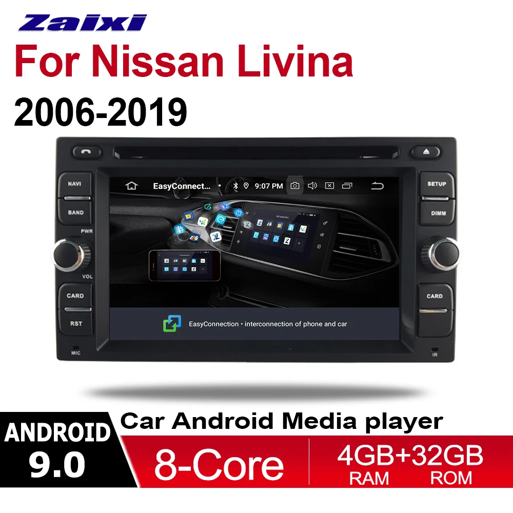 ZaiXi 2din Android 9.0 Octa Core 4GB RAM Car DVD for Nissan Livina 2006~2019 GPS Radio BT Navi MAP Multimedia player system
ZaiXi 2din Android 9.0 Octa Core 4GB RAM Car DVD for Nissan Livina 2006~2019 GPS Radio BT Navi MAP Multimedia player system