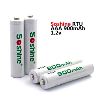 

Soshine RTU AAA900 AAA 1.2V 900mAh Rechargeable NI-MH Battery (4 pcs)