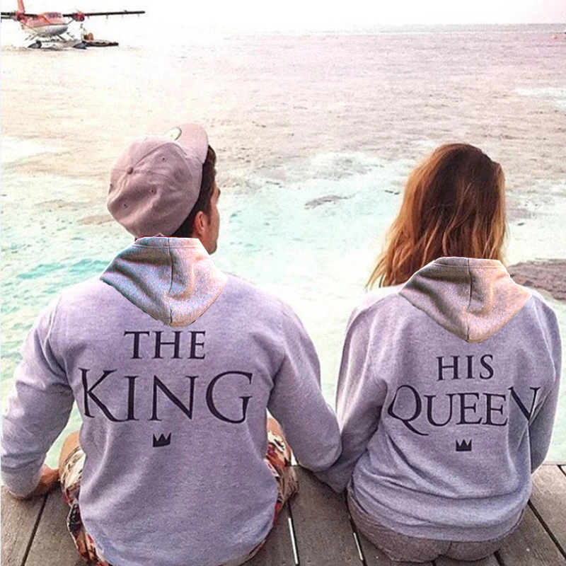 Top Quality COTTON love Couple women female Men Male anime streetwear Hoodie Sweatshirt KING QUEEN harajuku Hoody Jacket Coat
Top Quality COTTON love Couple women female Men Male anime streetwear Hoodie Sweatshirt KING QUEEN harajuku Hoody Jacket Coat