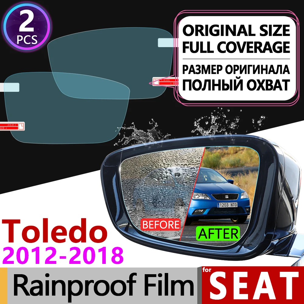for Seat Toledo MK4 2012 - 2018 NH Full Cover Anti Fog Film Rearview Mirror Rainproof Anti-Fog Films Clean Car Accessories 2015
for Seat Toledo MK4 2012 - 2018 NH Full Cover Anti Fog Film Rearview Mirror Rainproof Anti-Fog Films Clean Car Accessories 2015