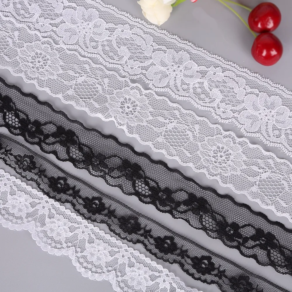 10 yard Lace Ribbon Lace fabric Lace trimmings Embroidered Craft decoration Wedding Lace ribbon gift wrapping Black and white
10 yard Lace Ribbon Lace fabric Lace trimmings Embroidered Craft decoration Wedding Lace ribbon gift wrapping Black and white