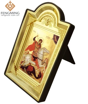 2016 Fashion Greek Orthodox Bronzing Plastic Photo Frame Mascot Icon Of Saint George Catholic Religious Gifts Christian Simbol
2016 Fashion Greek Orthodox Bronzing Plastic Photo Frame Mascot Icon Of Saint George Catholic Religious Gifts Christian Simbol