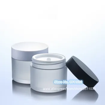 50g Frosting Plastic Bottles Cream Jar Facial Mask Bottle Black Cap Cosmetics Packing Container Matte Plastic White Lid 24pcs
50g Frosting Plastic Bottles Cream Jar Facial Mask Bottle Black Cap Cosmetics Packing Container Matte Plastic White Lid 24pcs