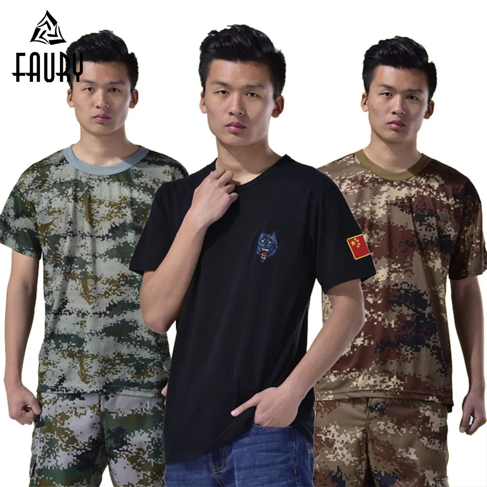 Military Uniform Men' Clothing Summer Camouflage T-shirt pants Army Combat Tactical Equipment Protective Color Training Costumes
Military Uniform Men' Clothing Summer Camouflage T-shirt pants Army Combat Tactical Equipment Protective Color Training Costumes