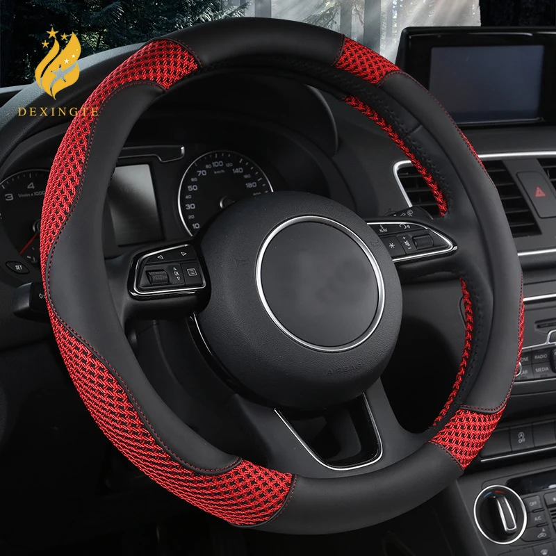 8 Colors Universal Car Steering Covers Breathable Mesh Steering Wheel Covers Non-slip Odorless 38 CM Auto Accessory
8 Colors Universal Car Steering Covers Breathable Mesh Steering Wheel Covers Non-slip Odorless 38 CM Auto Accessory
