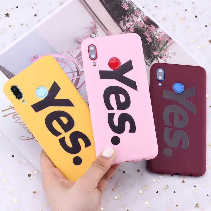 Для Huawei Honor Mate 10 20 Nova P20 P30 P40 P Smart Feel Good Vibes Girl YES Candy силиконовый чехол для телефона