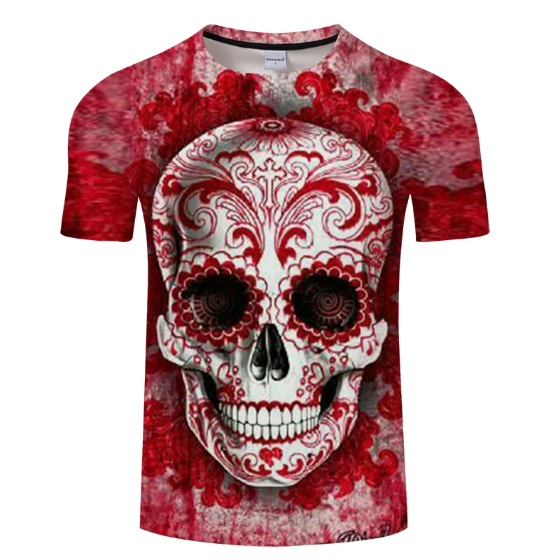 sugar skull t shirt Men Funny Red Purple Gray Skull Head Printed T Shirt Cool Summer Tops Casual Tee hiphop streetwear Clothing
sugar skull t shirt Men Funny Red Purple Gray Skull Head Printed T Shirt Cool Summer Tops Casual Tee hiphop streetwear Clothing